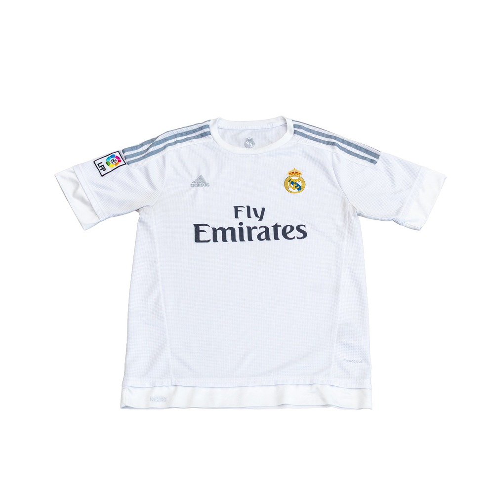REAL MADRID 2015 2016 HOME FOOTBALL SHIRT MENS ADIDAS JERSEY SIZE S